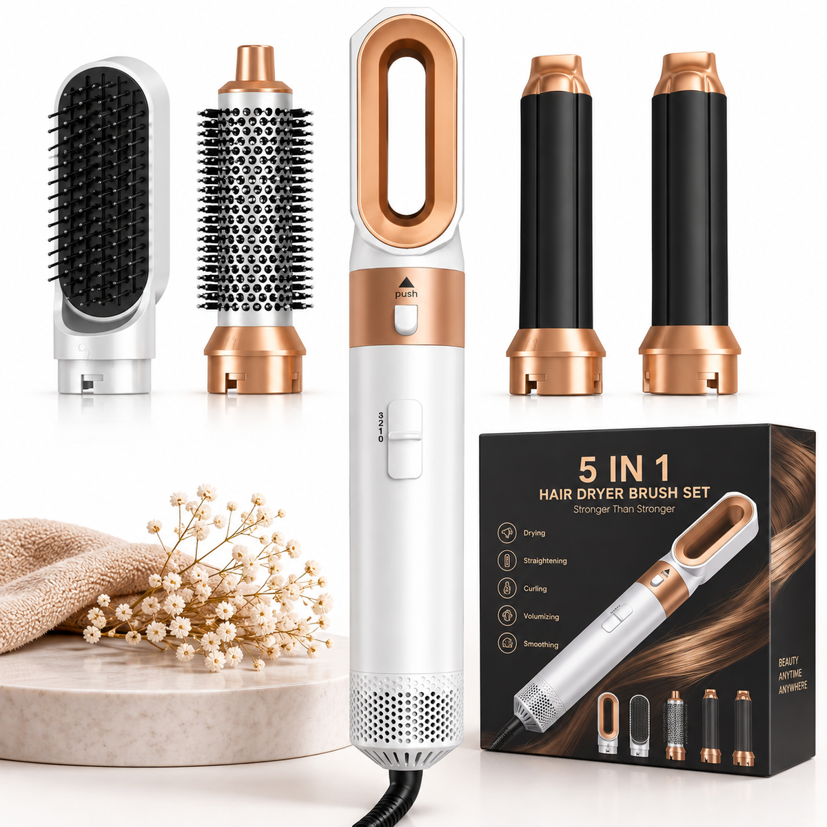 5-in-1 Air Styler & Hair Dryer Brush
