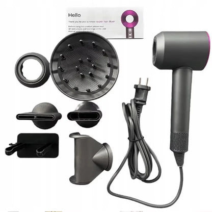 High-Speed Hair Dryer with 5 Attachments