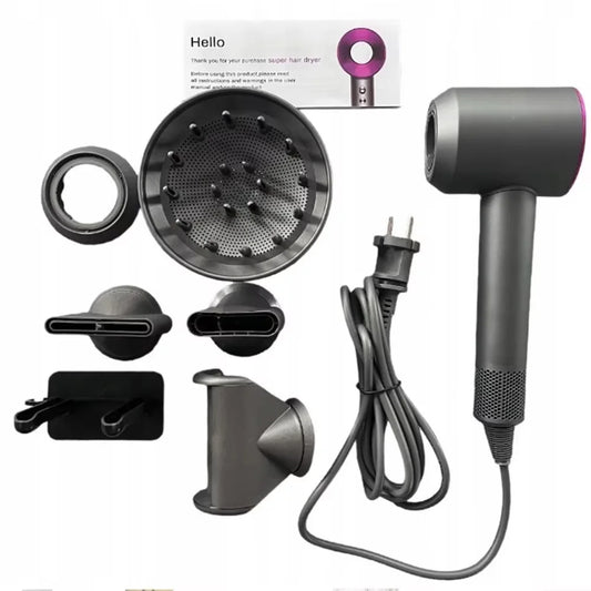 High-Speed Hair Dryer with 5 Attachments