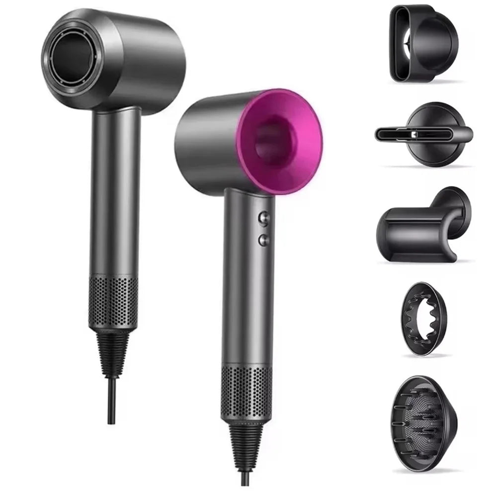 High-Speed Hair Dryer with 5 Attachments