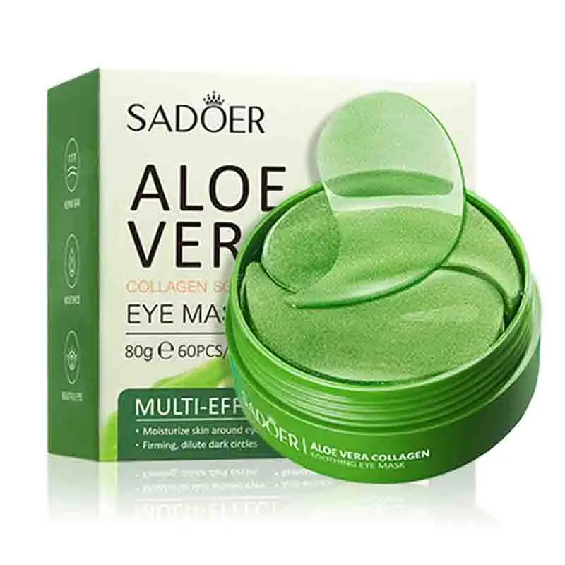 Aloe Vera Collagen Eye Mask – Anti-Wrinkle & De-Puffing (60 Pcs / 30 Pairs)