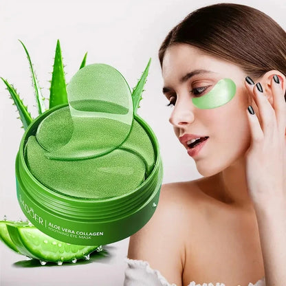 Aloe Vera Collagen Eye Mask – Anti-Wrinkle & De-Puffing (60 Pcs / 30 Pairs)