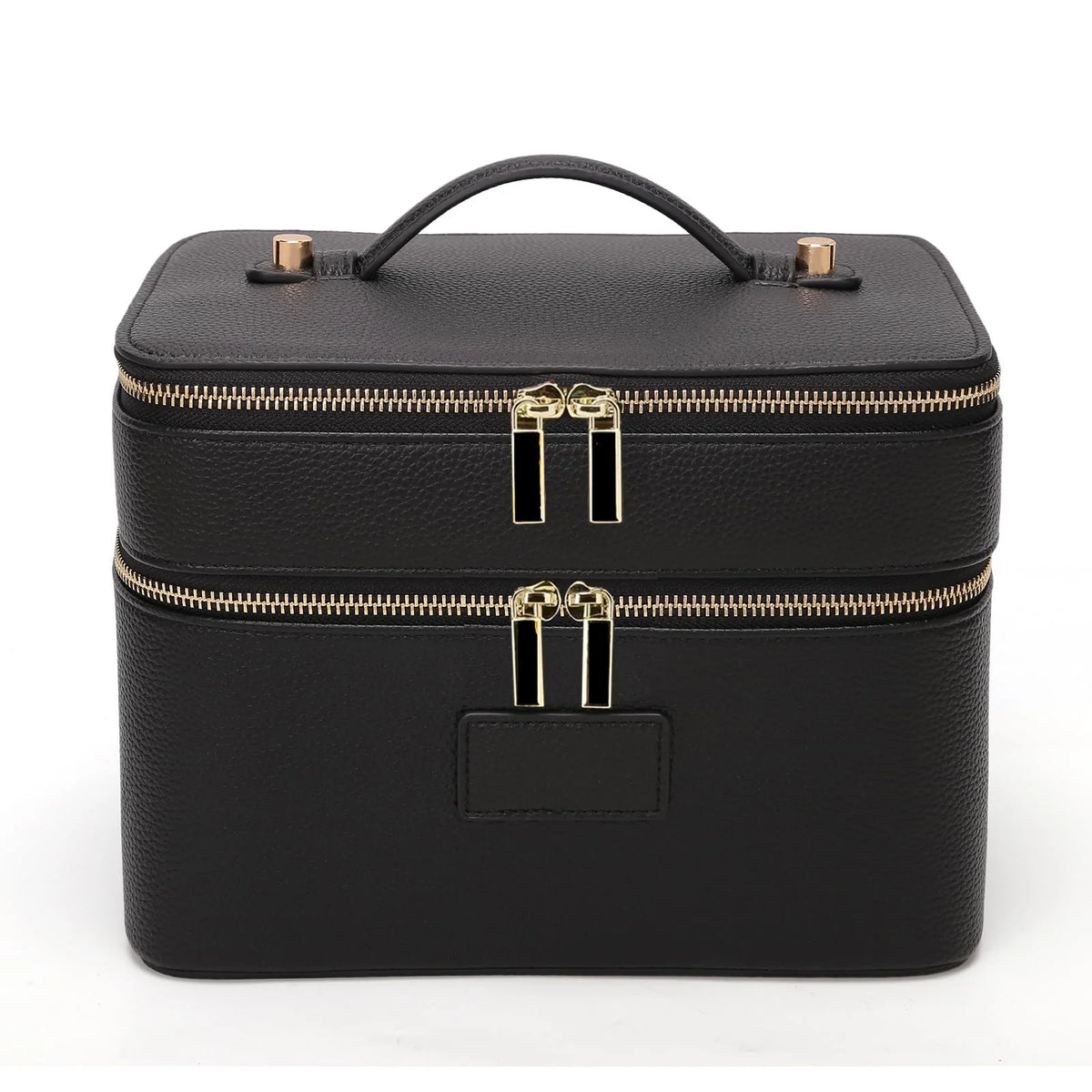 Double-Layer Waterproof PU Leather Makeup Case