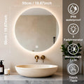 Smart Round LED Bathroom Mirror