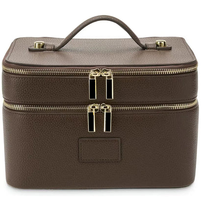 Double-Layer Waterproof PU Leather Makeup Case